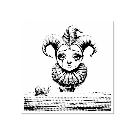 Melancholic Harlequin  ラバースタンプ (インプリント)