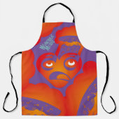 MELANCHOLIC MEDOLIC BY MASANSER PIXELAT エプロン (正面)