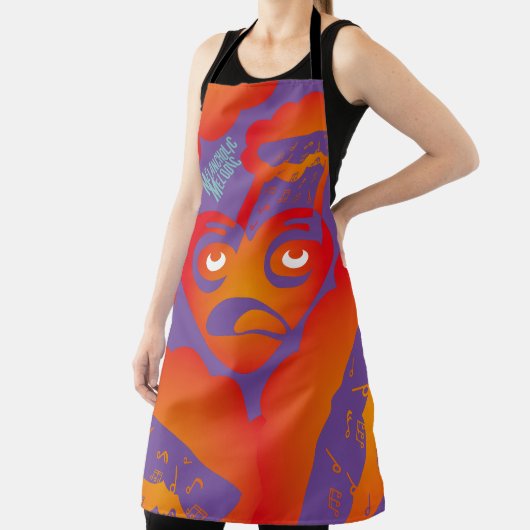 MELANCHOLIC MEDOLIC BY MASANSER PIXELAT エプロン (インサイチュ)