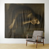  Melancholic Reflection – Timeless Classical Portr タペストリー (インサイチュ(横))