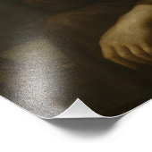  Melancholic Reflection – Timeless Classical Portr フォトプリント (角)