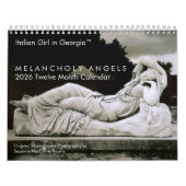 Melancholy Angels - 2026 Twelve Month Calendar カレンダー (カバー)