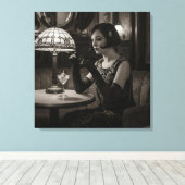 Melancholy, by Natasha Us   キャンバスプリント (インサイチュ (ウッドフロア))