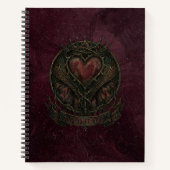 Melancholy Court Gothic Sigil Hardcover Journal ノートブック (正面)