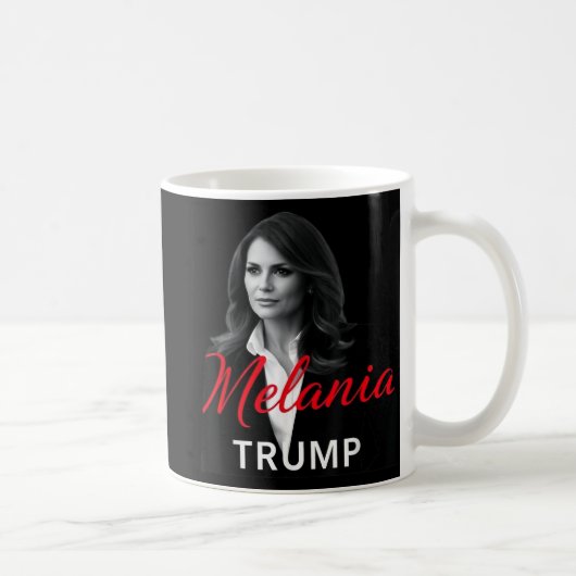 Melania Trump 2025ファーストレディ就任写真 コーヒーマグカップ (右)