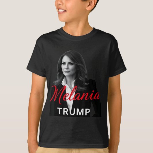 Melania Trump 2025ファーストレディ就任写真 Tシャツ (正面)