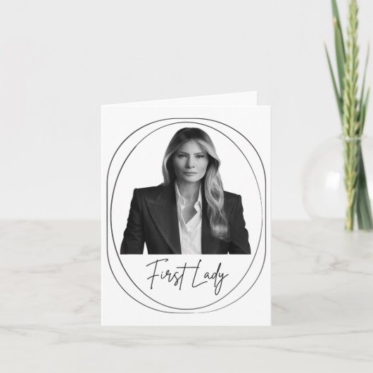 Melania Trump 2025ファーストレディ就任写真M カード (正面)