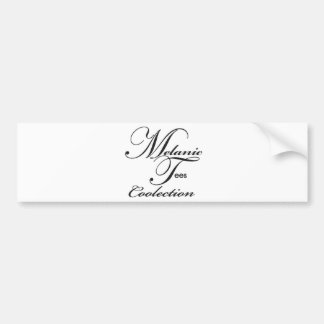Melanicは合計をティーにのせます バンパーステッカー