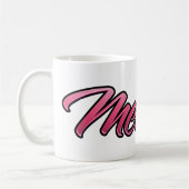 Melanie faded pink Tasse Teetasse Kaffeetasse コーヒーマグカップ (左)