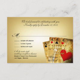 Melanie & Scott Las Vegas All In RSVP 5x3.5