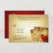 Melanie & Scott Las Vegas All In RSVP 5x3.5 (正面/裏面)