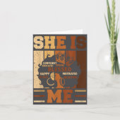 Melanin Blessed She Queen Beautiful Afro Black Me  カード (正面)