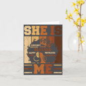 Melanin Blessed She Queen Beautiful Afro Black Me カード (黄色い花)