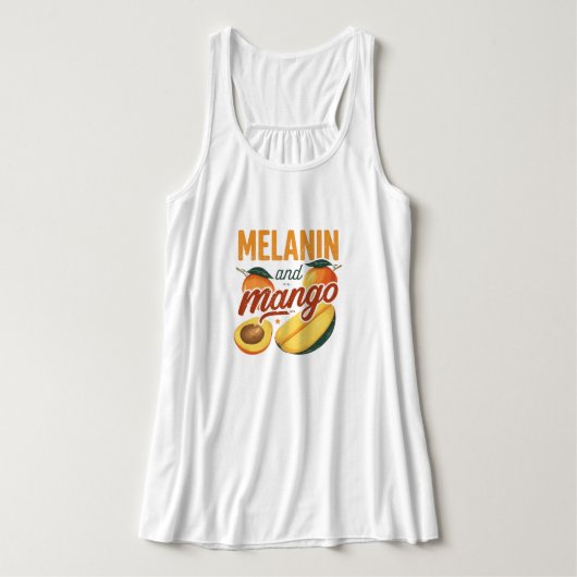"Melanin & Mango" Black Heritage Summer Tank タンクトップ (デザイン正面)