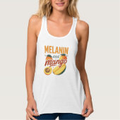 "Melanin & Mango" Black Heritage Summer Tank タンクトップ (正面)