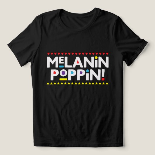 Melanin Poppin トライブレンドＴシャツ (デザイン正面)