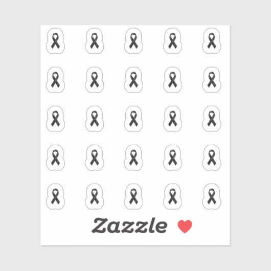 Melanoma Cancer Awareness Vinyl Sticker シール (シート)