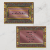 MeLarkセリアのエレガントなIIビクトリア時代の人 名刺 (正面/裏面)