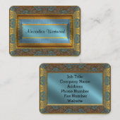 MeLarksのエレガントなIVビクトリア時代の人 名刺 (正面/裏面)