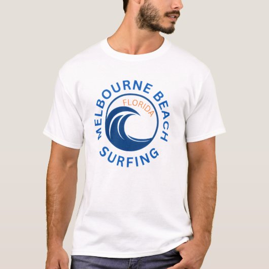Melbourne Beach Florida Surfing T-Shirt Tシャツ (正面)