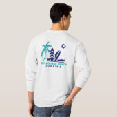 Melbourne Beach Florida Surfing T-Shirt Tシャツ (裏面フル)