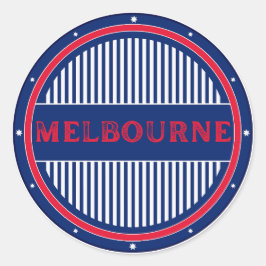 Melbourne City Pride Emblem – Australian Identity ラウンドシール