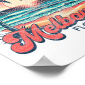 Melbourne Florida  ポスター (角)