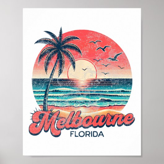 Melbourne Florida  ポスター (正面)