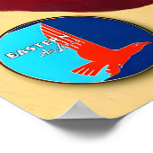 Melbourne Florida Fly Eastern Air Lines New Travel ポスター (角)