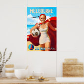 Melbourne Florida Fly Eastern Air Lines New Travel ポスター (キッチン)