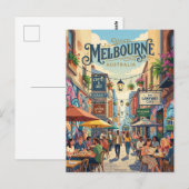Melbourne Lanes Australia ポストカード (正面/裏面)