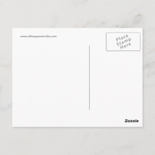 Melbourne Skyline ポストカード (裏面)