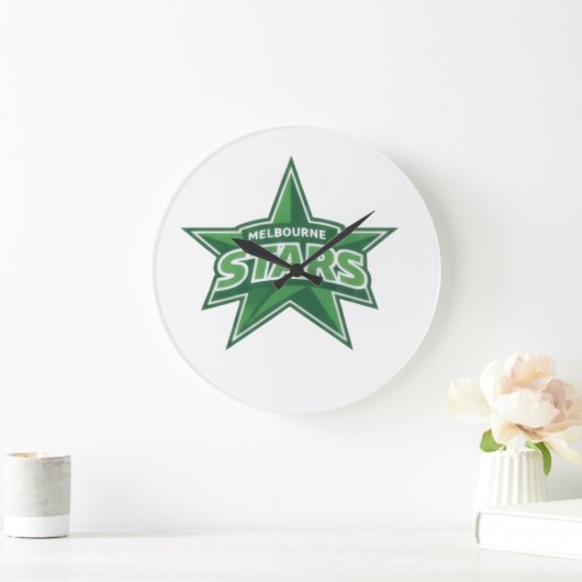 Melbourne Stars  ラージ壁時計 (ホーム)