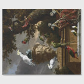 Melchiorのd'Hondecoeter動物 ラッピングペーパー (フラット)