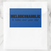 Meldeonaholic Life Rectangularステッカー 長方形シール (バッグ)