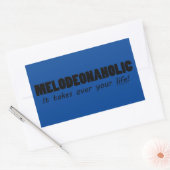 Meldeonaholic Life Rectangularステッカー 長方形シール (封筒)