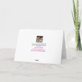 Mele Kalikimakaのパーソナライズな写真のクリスマスカード シーズンカード (裏面)