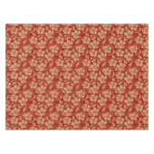 Mele KalikimakaのヴィンテージのPareauのハワイアンのハイビスカス テーブルクロス (正面(横))