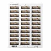 Mele Kalikimakaの原稿のクリスマスの写真のラベル ラベル (フルシート)