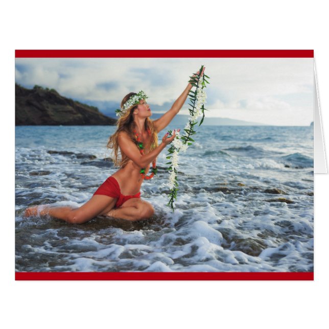 Mele Kalikimakaカード (正面横)