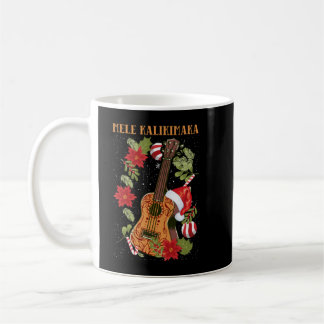 MELE KALIKIMAKAクリスマスウクレレハワイギフト コーヒーマグカップ