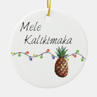 Mele Kalikimaka -クリスマスのオーナメント セラミックオーナメント