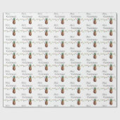 Mele Kalikimaka -クリスマスの包装紙 ラッピングペーパー (フラット)