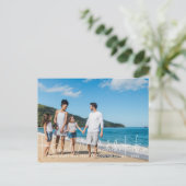 Mele Kalikimaka | クリスマスの家族写真ポストカード シーズンポストカード (スタンド正面)