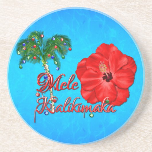 Mele Kalikimaka コースター (正面)