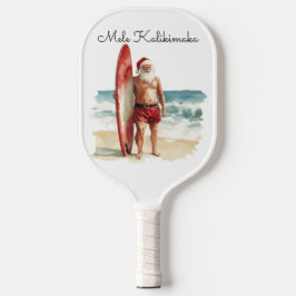 Mele Kalikimaka - サーフィンサンタピックルボールセット ピックルボールラケット