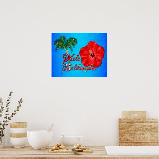 Mele Kalikimaka ポスター (キッチン)