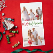 Mele Kalikimaka 2 Photo Collage Modern Christmas シーズンカード
