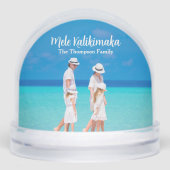 Mele Kalikimaka Beach Family Photo Christmas (正面)