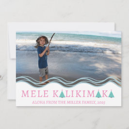 Mele Kalikimaka Christmas Photo Collage シーズンカード